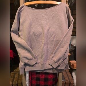 Hollister Women's Scoop Neck Beige Sweater